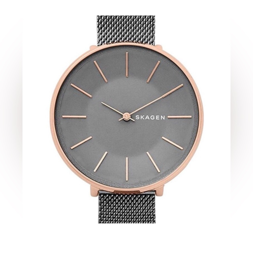 Skagen Women’s Karolina watch model SKW2689 in gray and rosegold tone